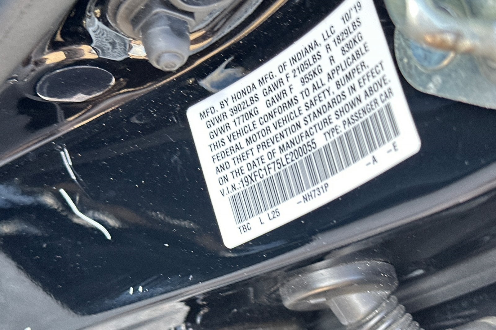 2020 Honda Civic EX-L