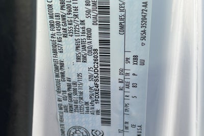 2018 Ford E-450SD Base DRW