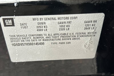 2008 Cadillac CTS Base 1SB