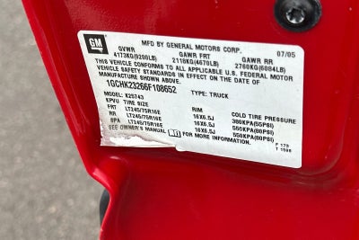 2006 Chevrolet Silverado 2500HD Work Truck