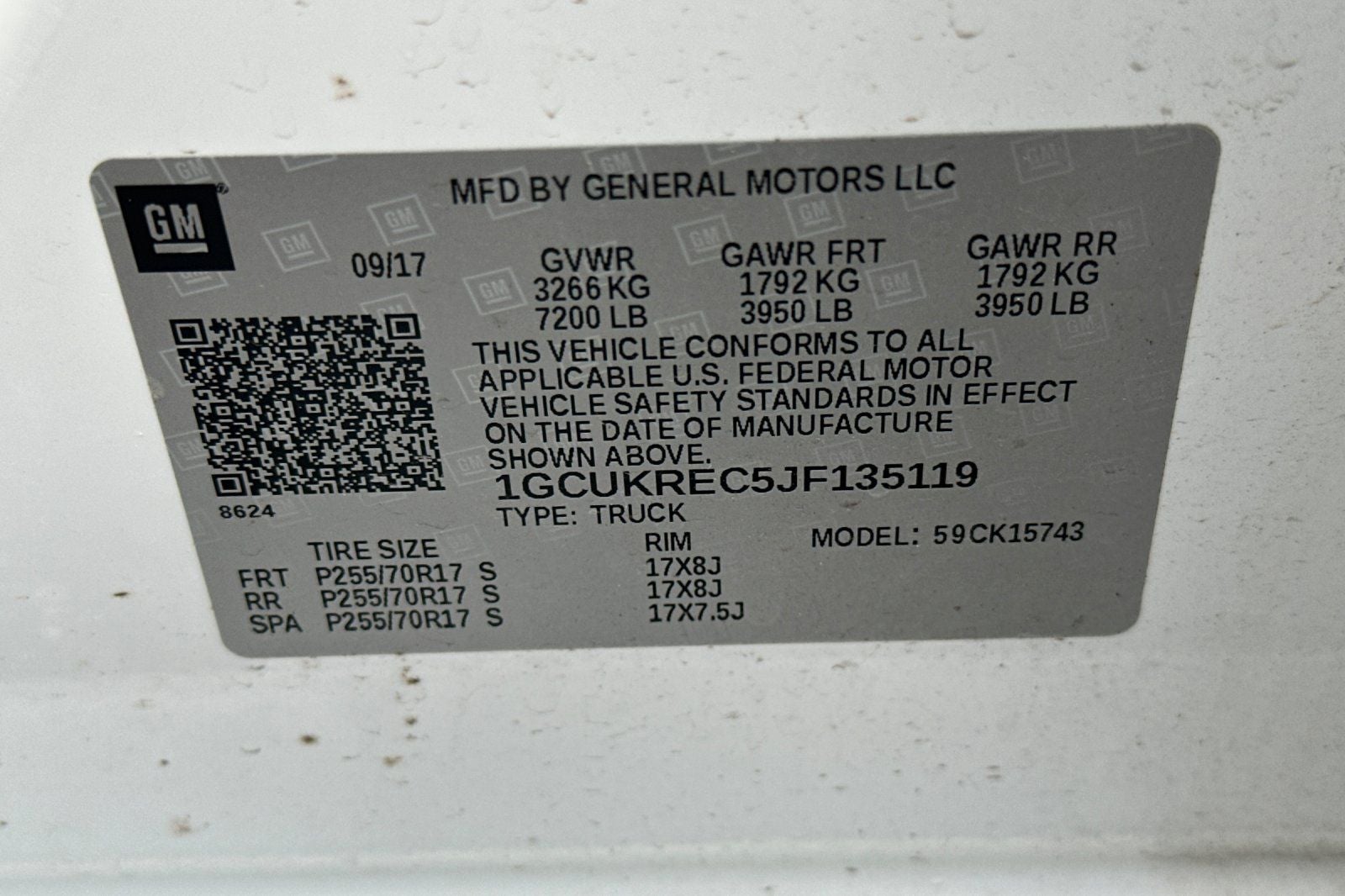 2018 Chevrolet Silverado 1500 LT LT1