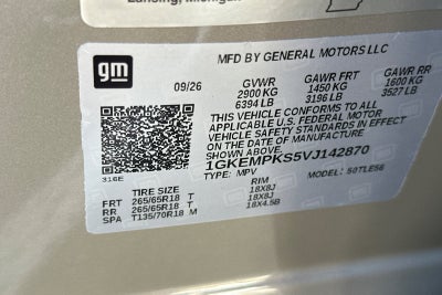 2027 GMC Acadia AT4