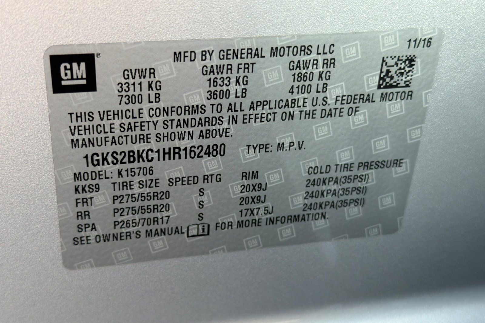 2017 GMC Yukon SLT