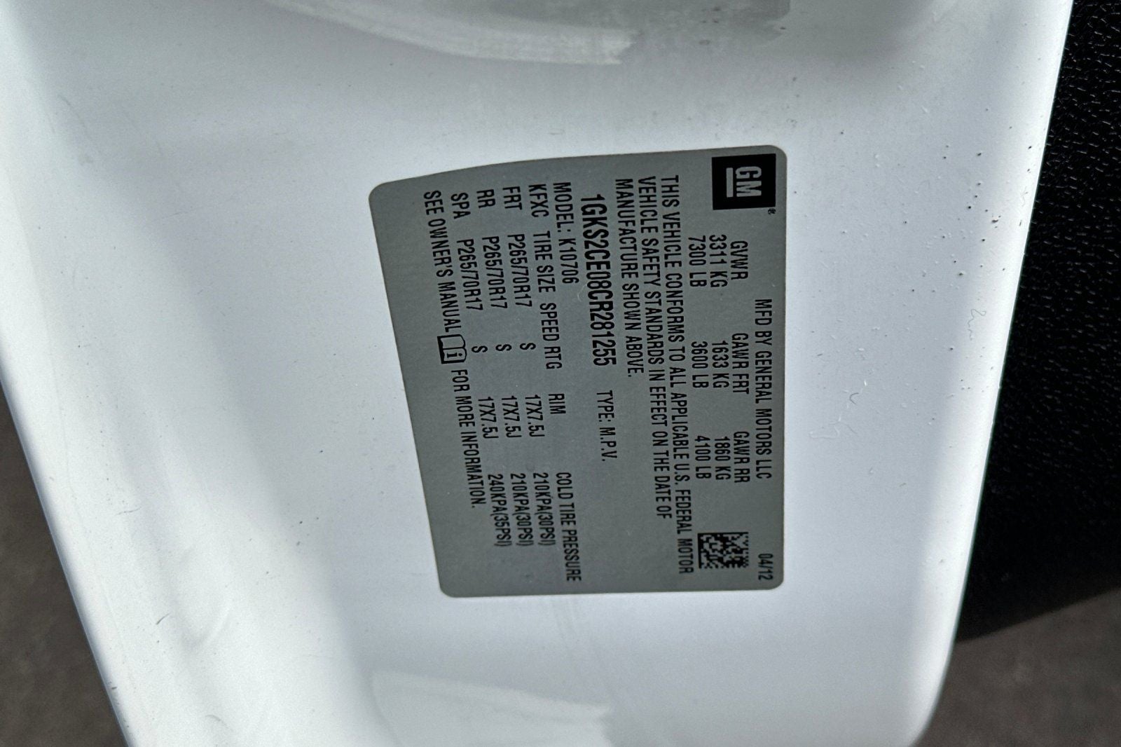 2012 GMC Yukon SLT