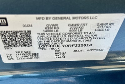 2024 GMC Sierra 3500HD SLT