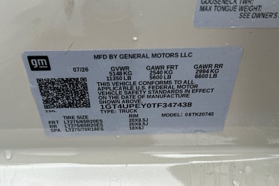2026 GMC Sierra 2500HD AT4