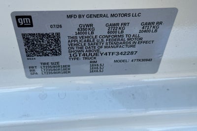 2026 GMC Sierra 3500HD SLT