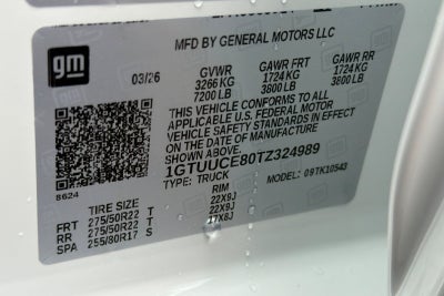2026 GMC Sierra 1500 Elevation