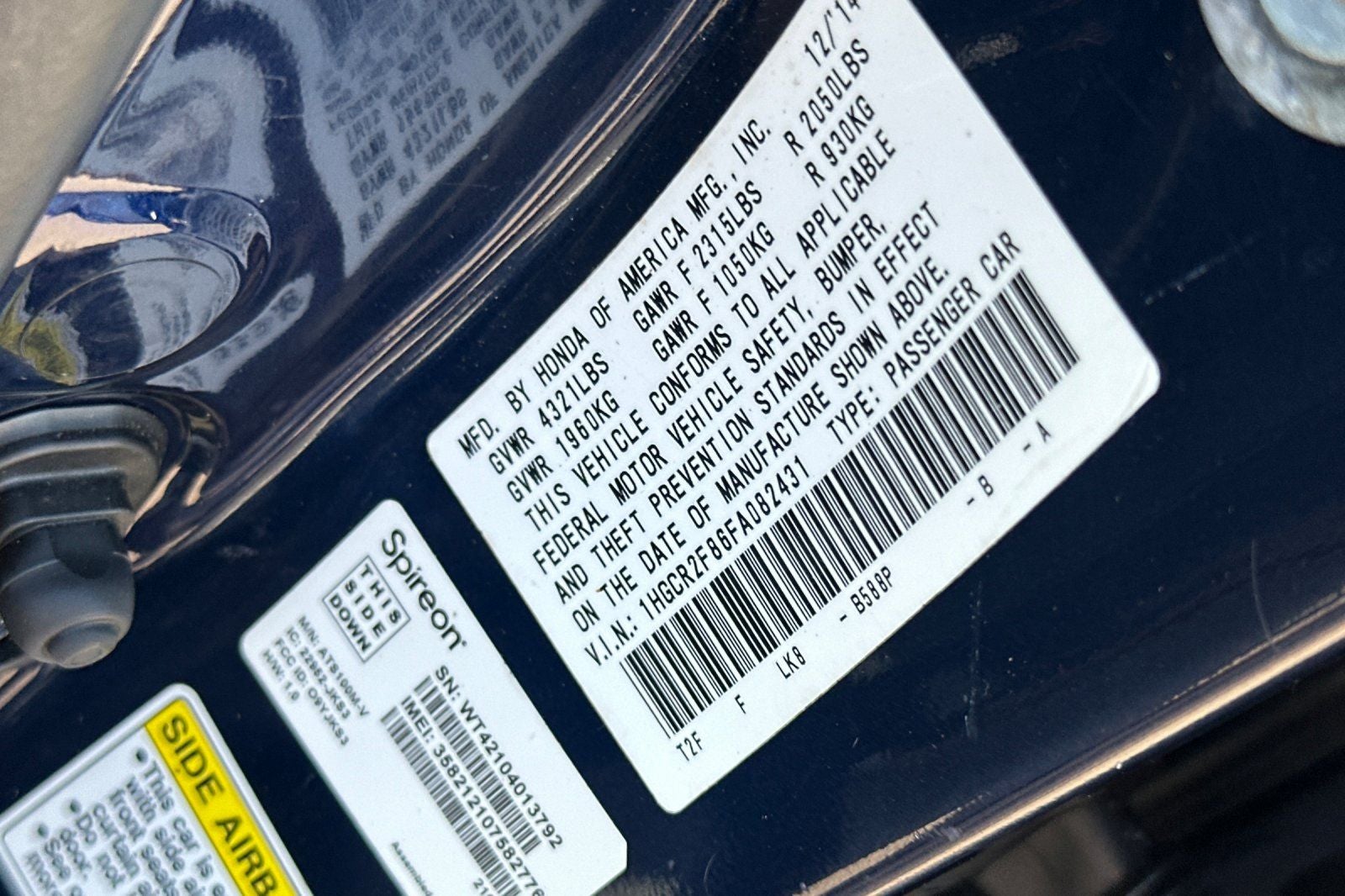 2015 Honda Accord EX-L