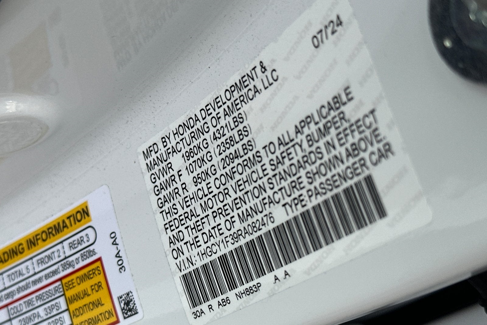 2024 Honda Accord EX