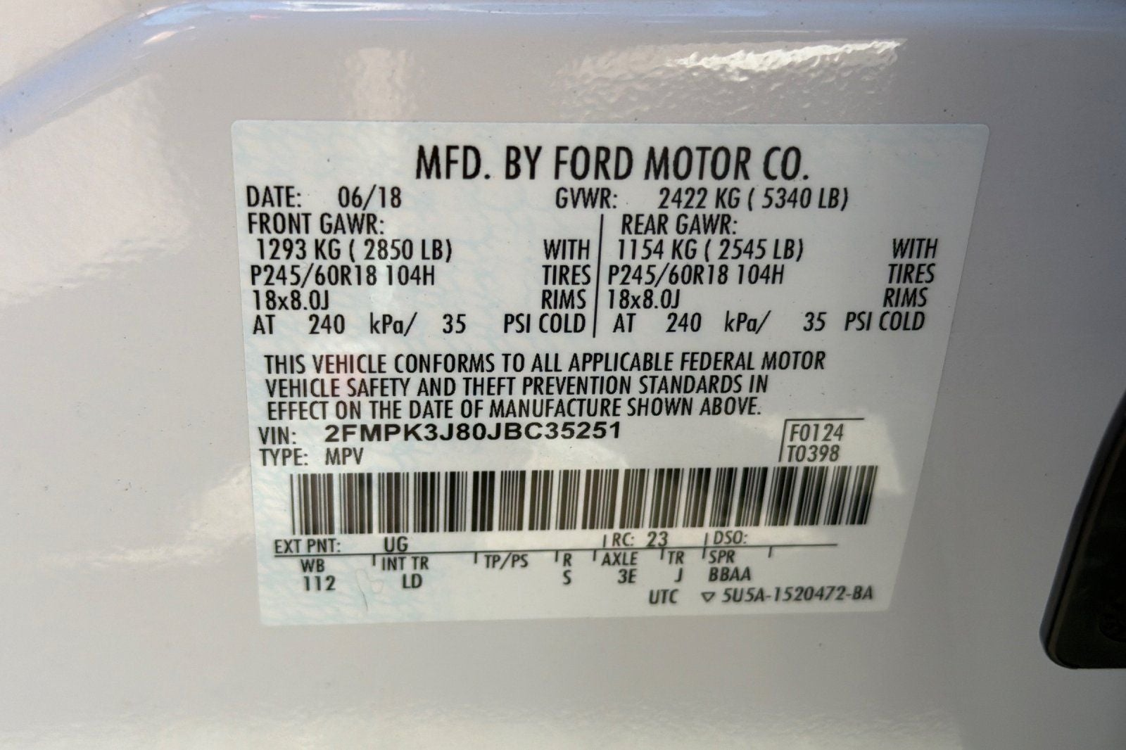 2018 Ford Edge SEL