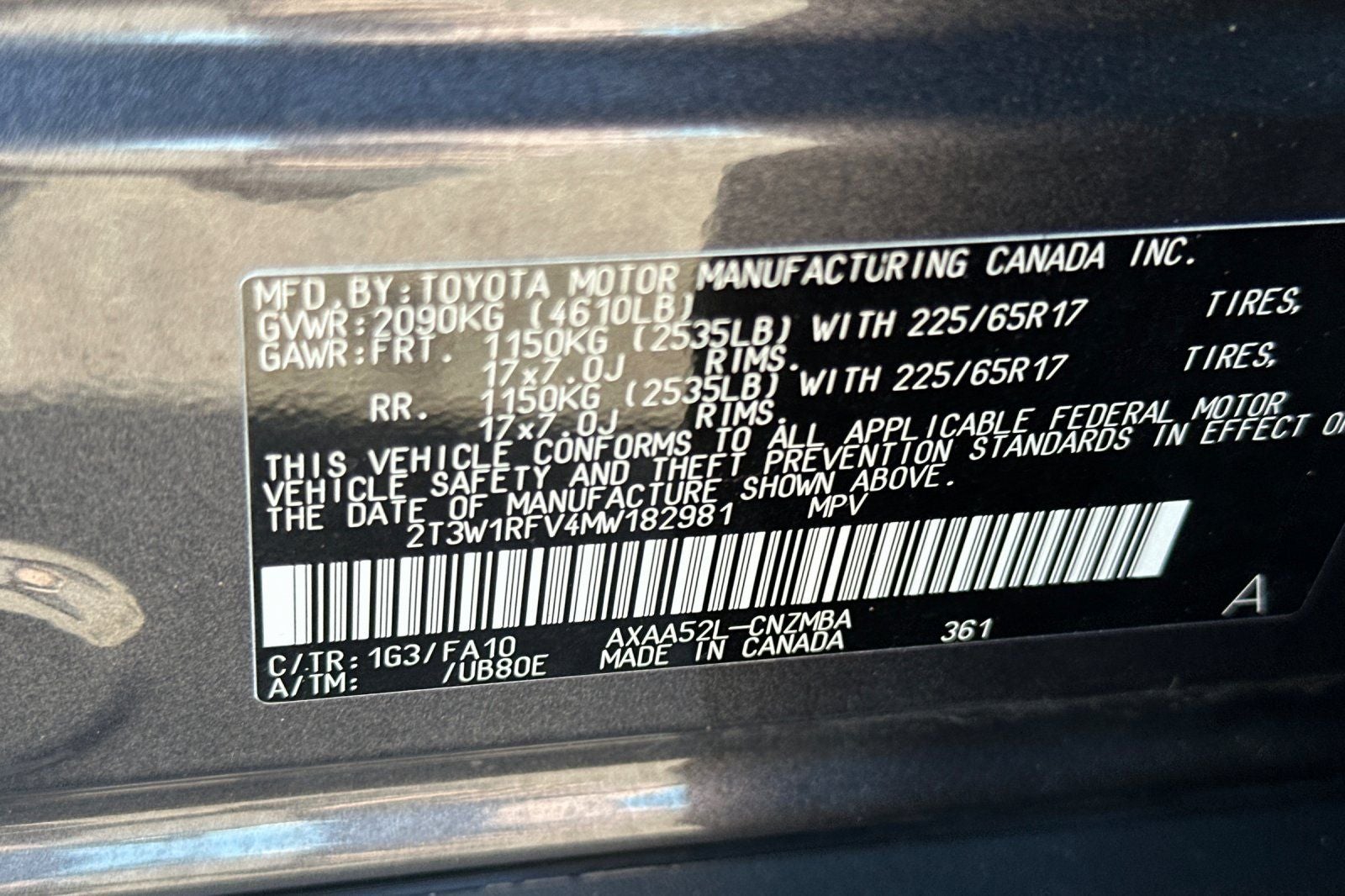 2021 Toyota RAV4 XLE