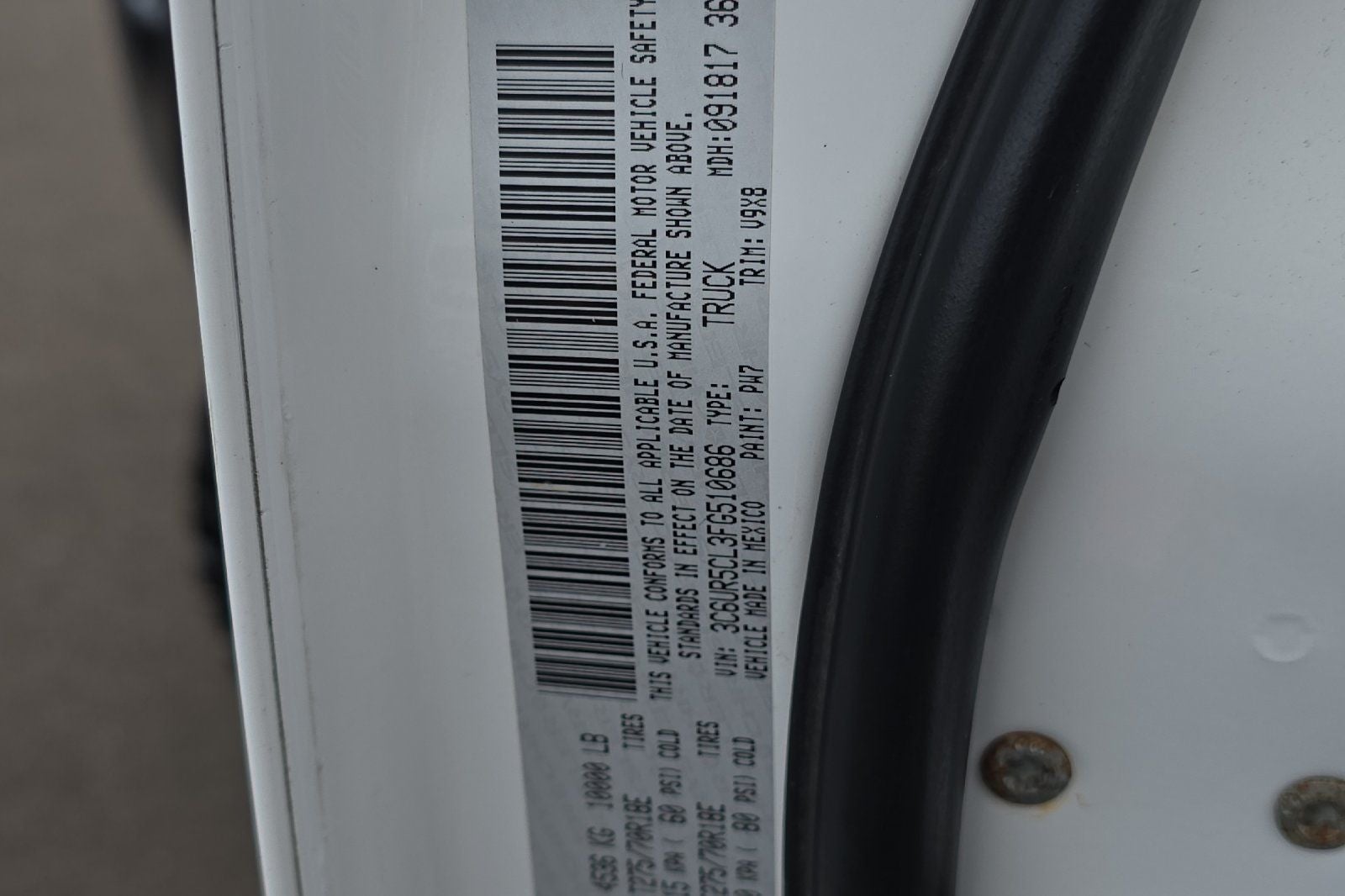 2015 RAM 2500 Tradesman