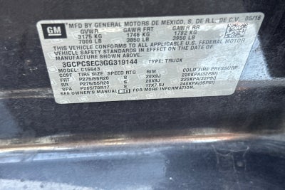 2016 Chevrolet Silverado 1500 LTZ 1LZ