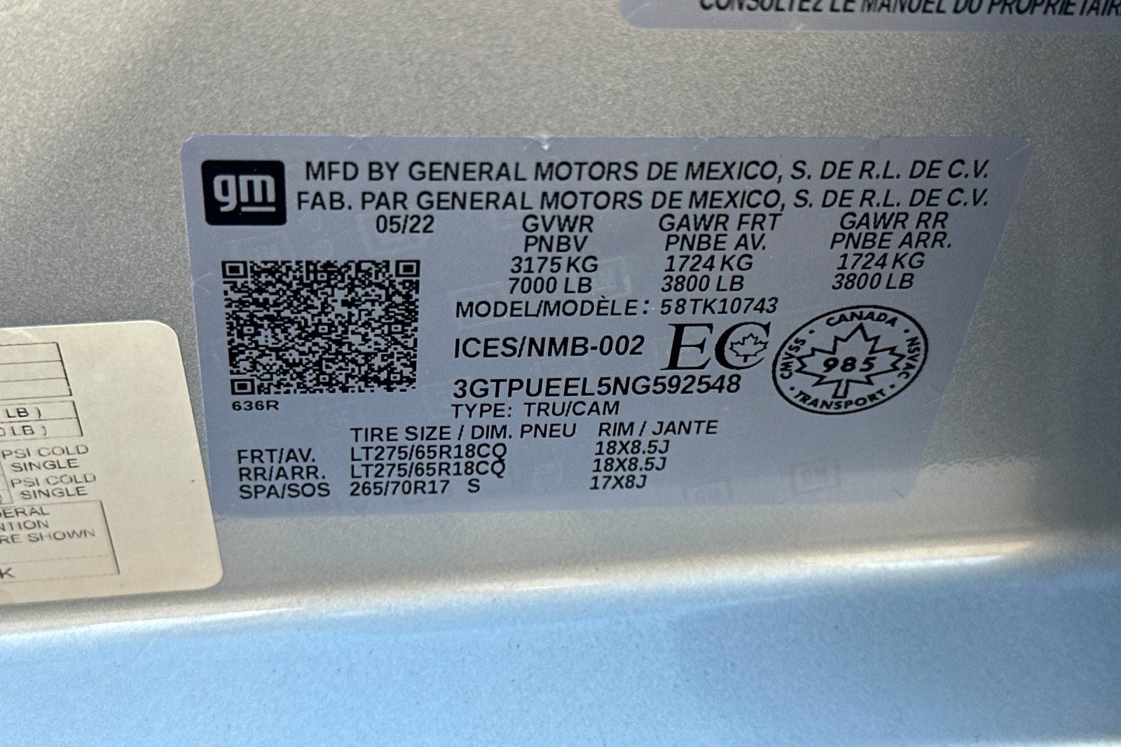 2022 GMC Sierra 1500 AT4