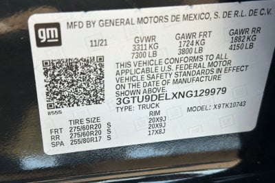 2022 GMC Sierra 1500 Limited SLT