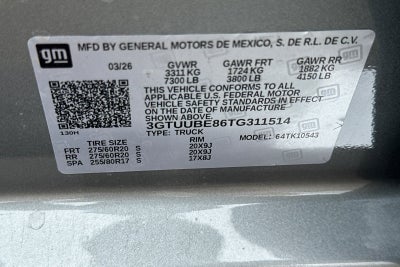 2026 GMC Sierra 1500 SLE