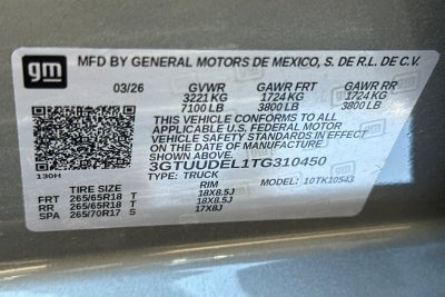 2026 GMC Sierra 1500 SLT