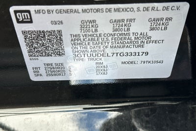 2026 GMC Sierra 1500 SLT