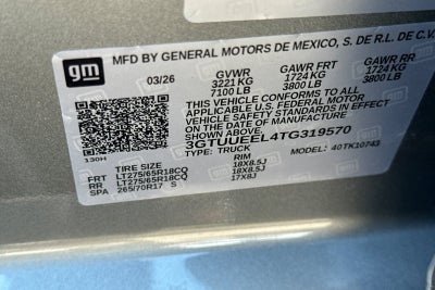 2026 GMC Sierra 1500 SLT
