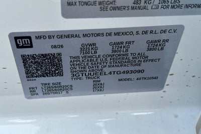 2026 GMC Sierra 1500 AT4