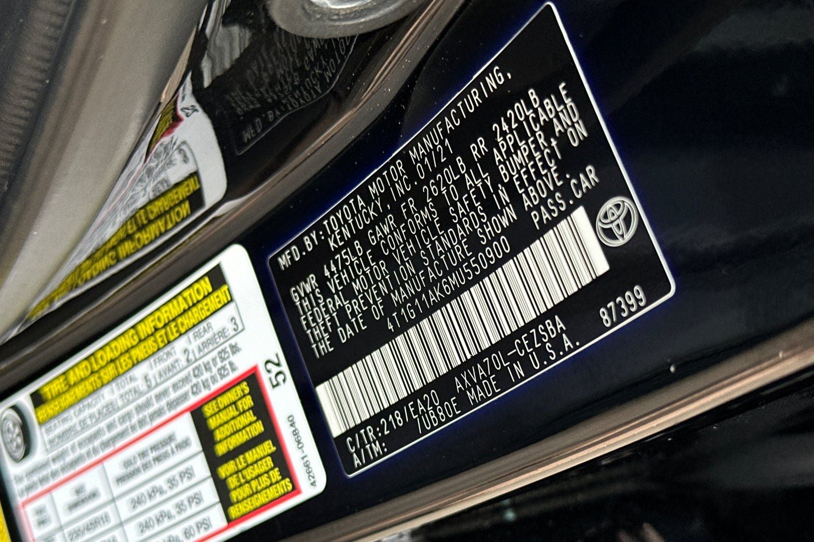 2021 Toyota Camry SE