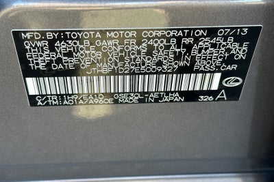 2014 Lexus IS 250
