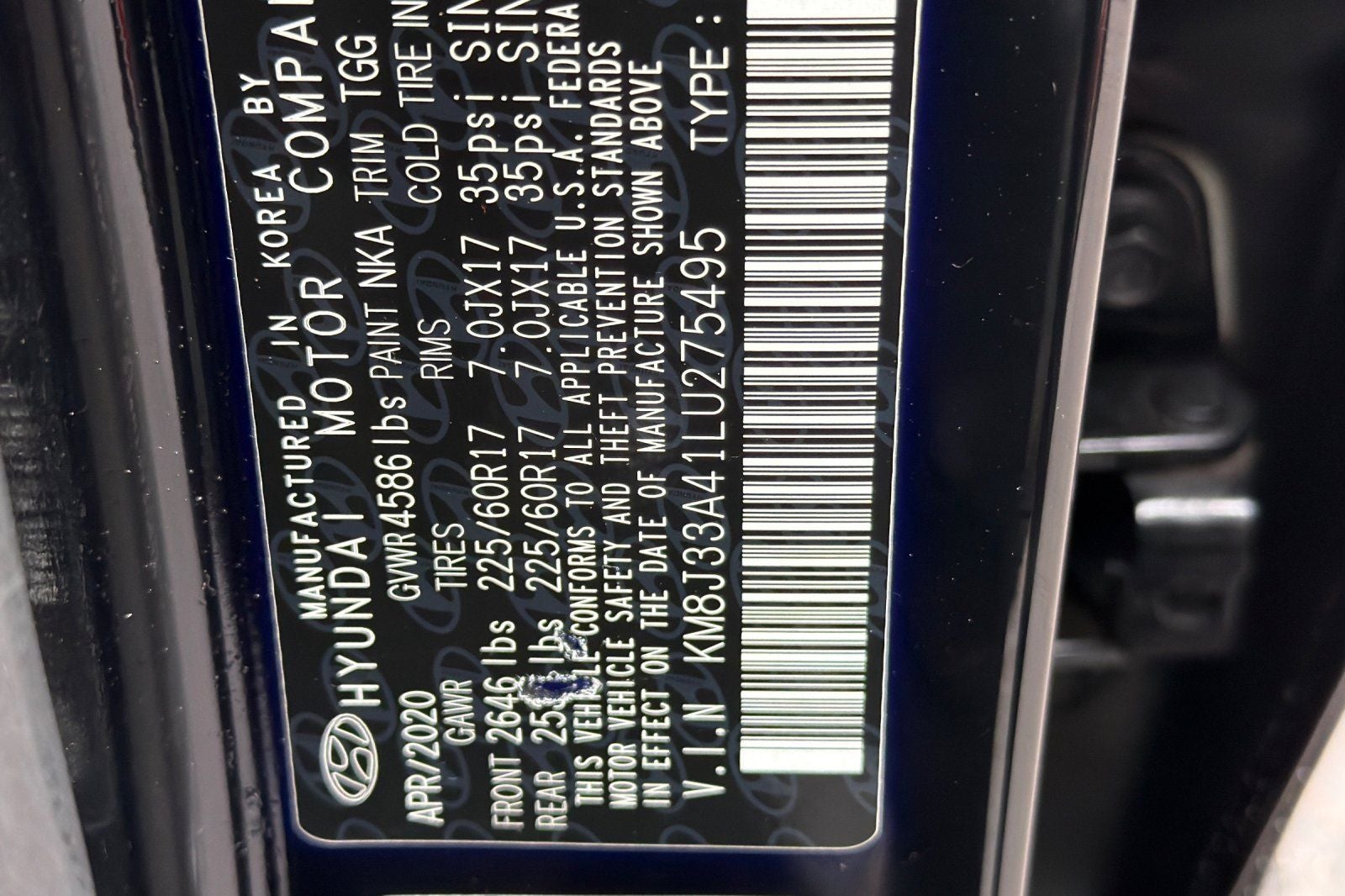 2020 Hyundai Tucson Value