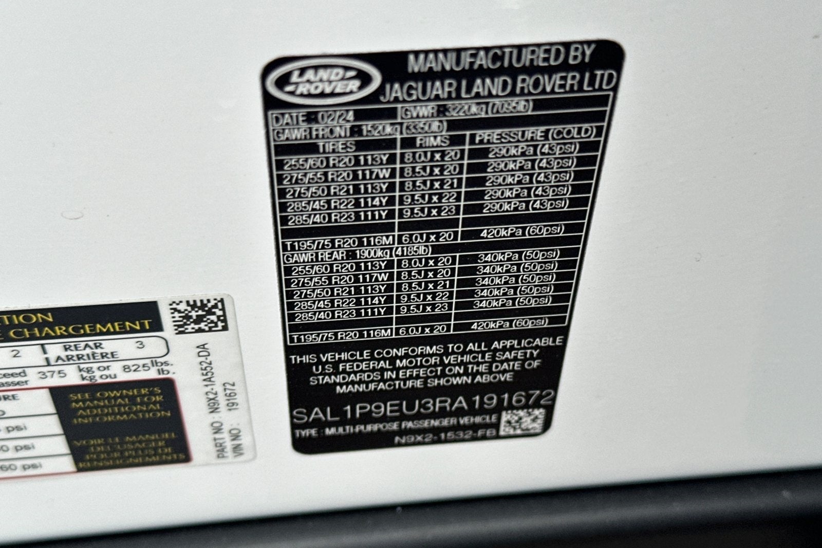 2024 Land Rover Range Rover Sport SE