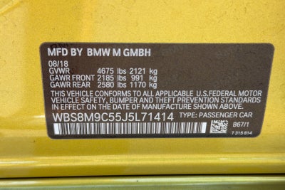 2018 BMW M3 Base