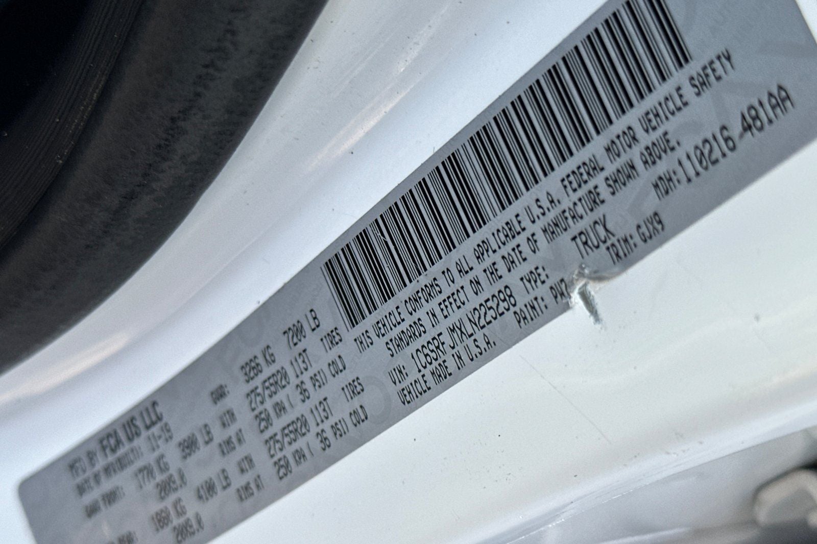 2020 RAM 1500 Laramie