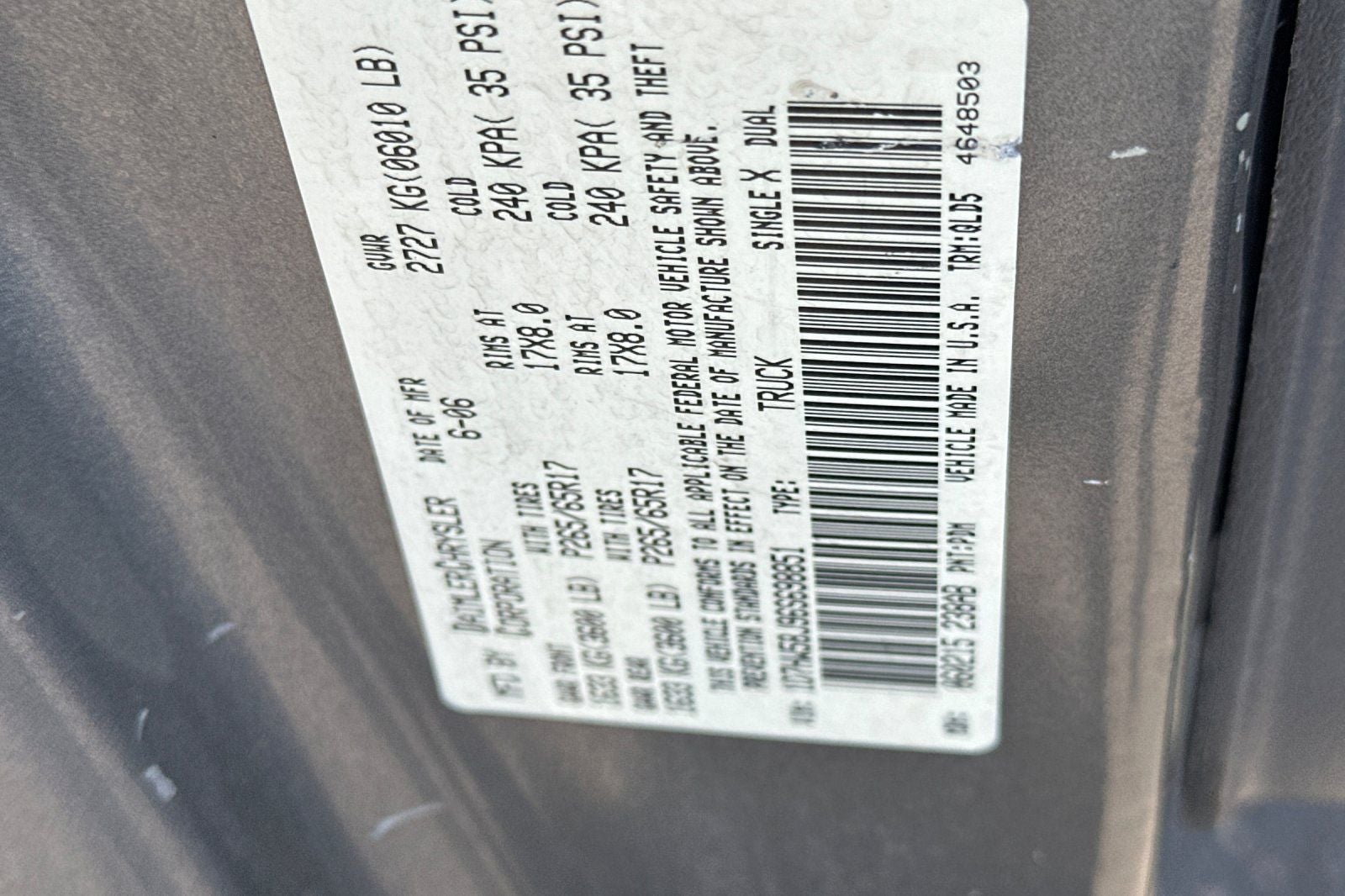 2006 Dodge Dakota Laramie