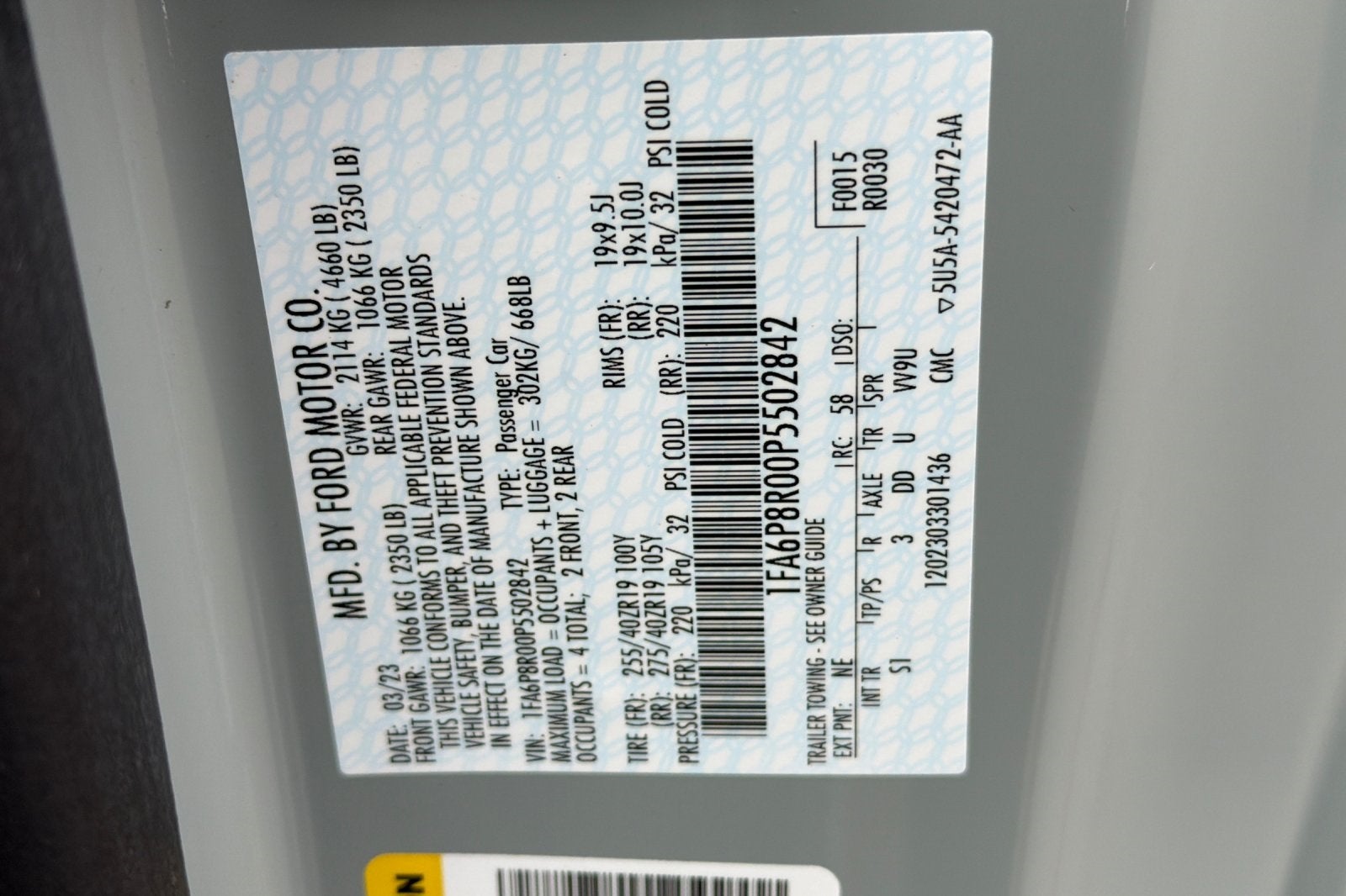 2023 Ford Mustang Mach 1