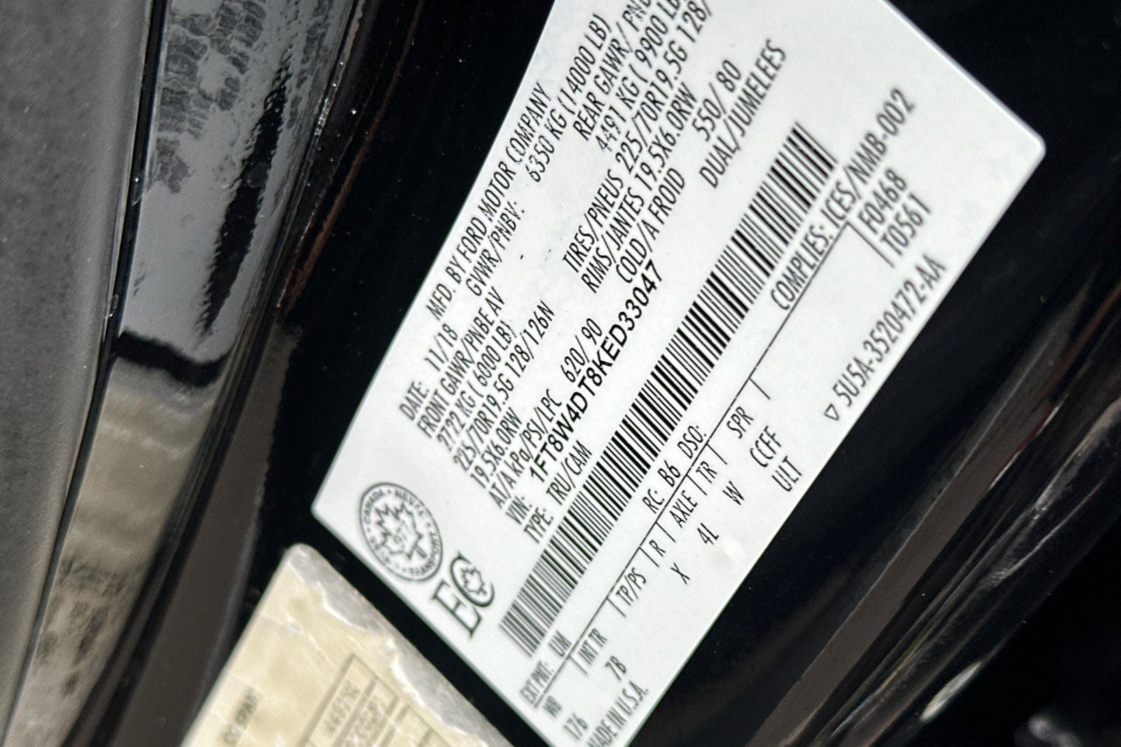 2019 Ford F-450SD Platinum