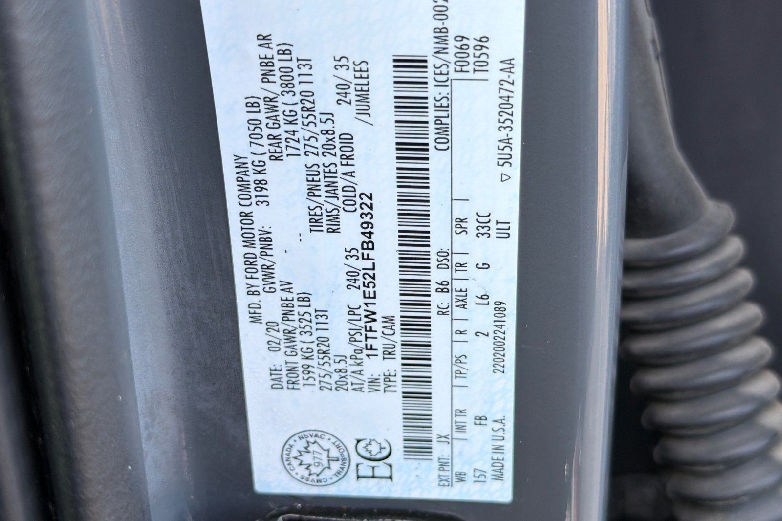 2020 Ford F-150 Base