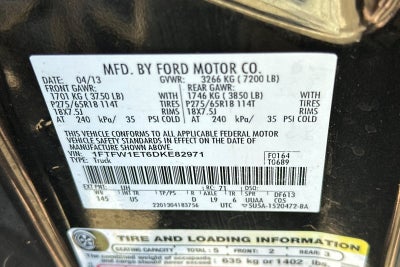 2013 Ford F-150 XLT