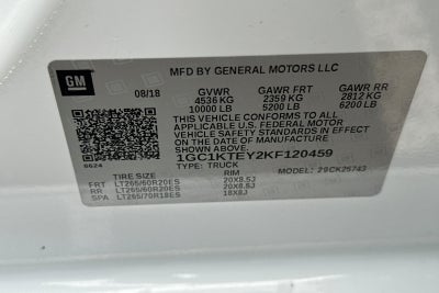 2019 Chevrolet Silverado 2500HD LTZ