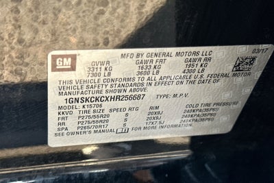 2017 Chevrolet Tahoe Premier