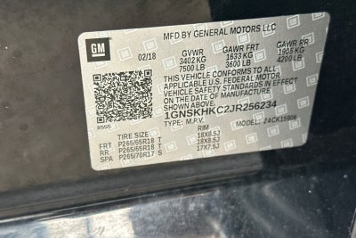 2018 Chevrolet Suburban LT