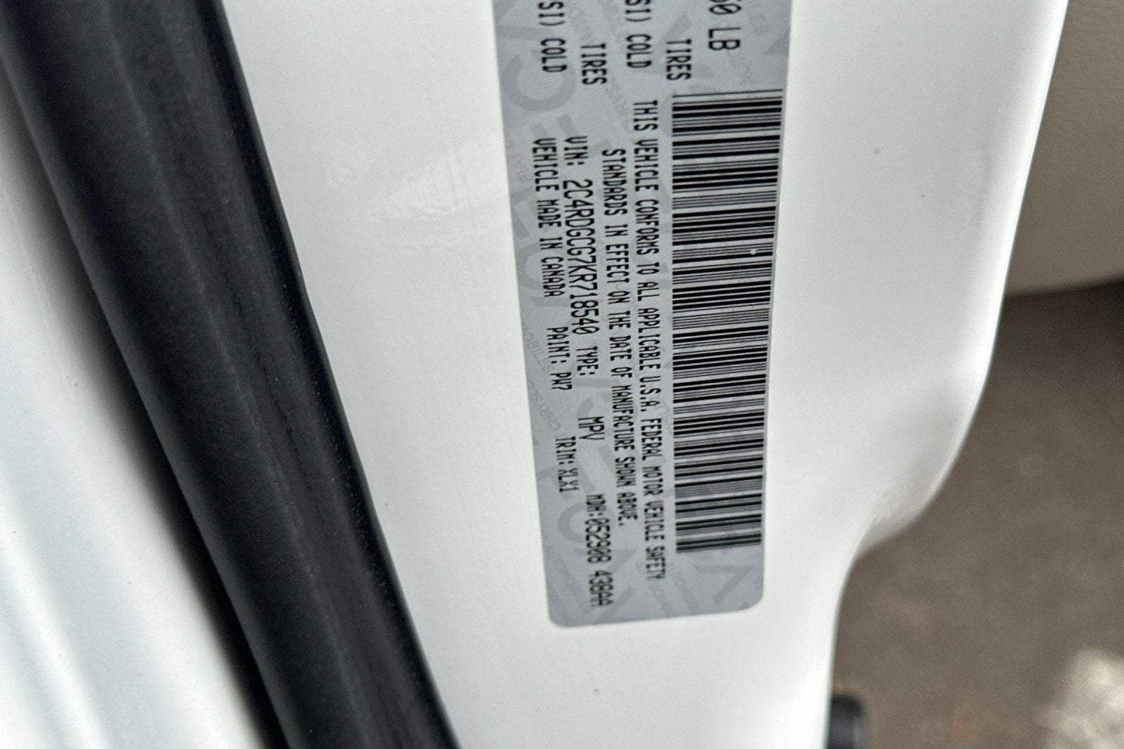 2019 Dodge Grand Caravan SXT