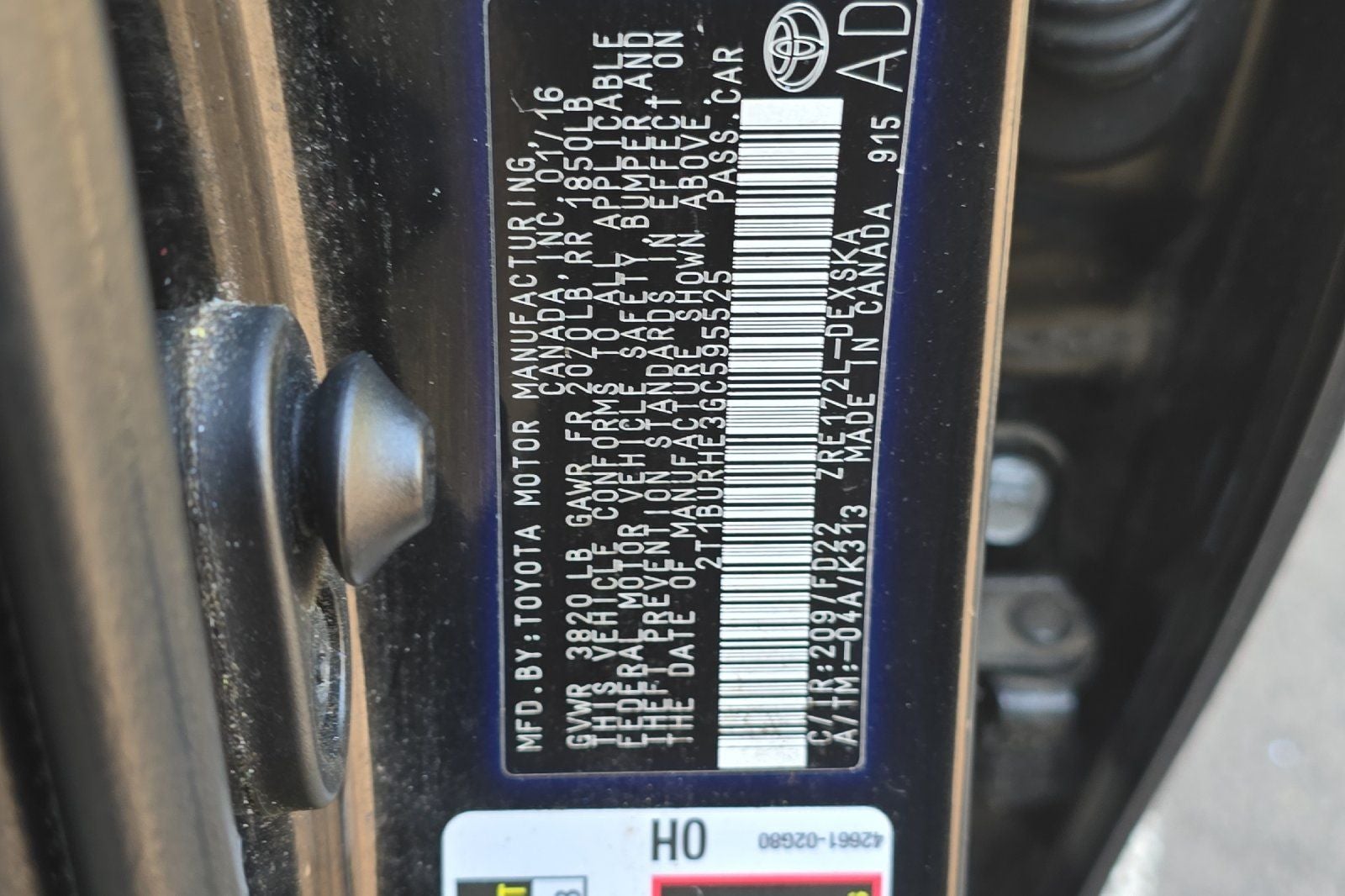 2016 Toyota Corolla S Plus
