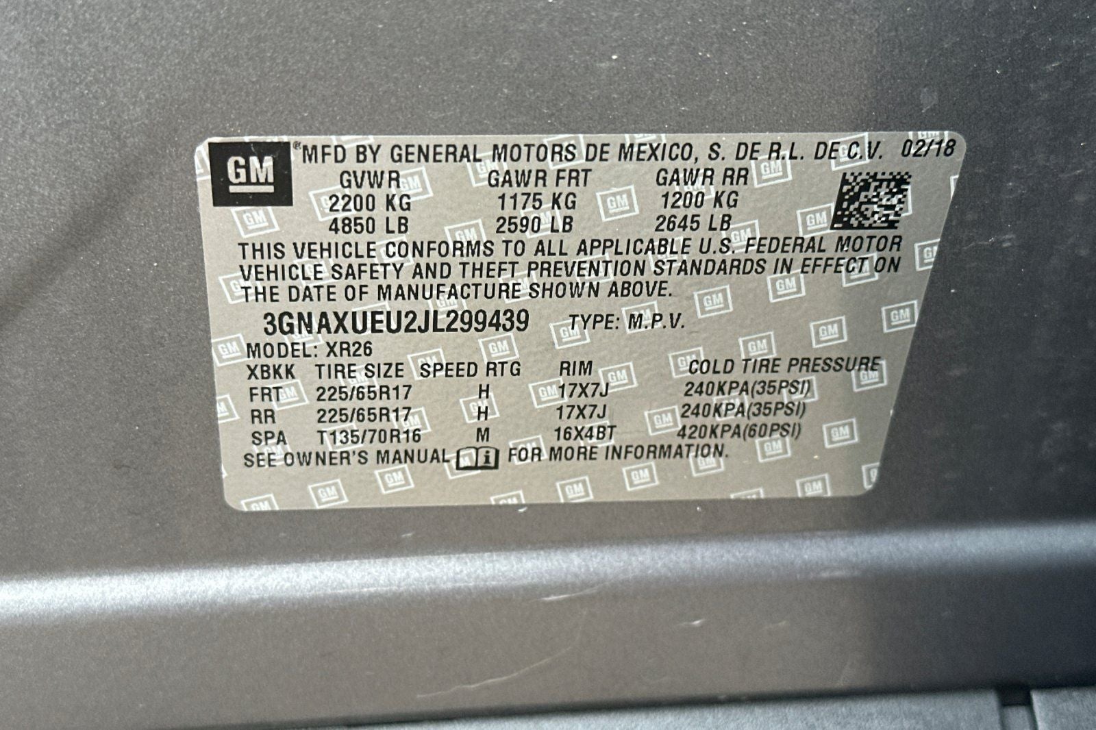2018 Chevrolet Equinox LT