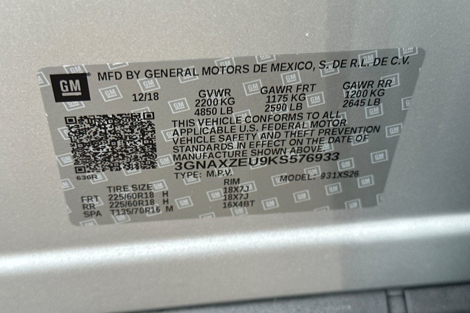 2019 Chevrolet Equinox Premier