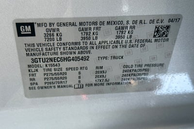 2017 GMC Sierra 1500 SLT