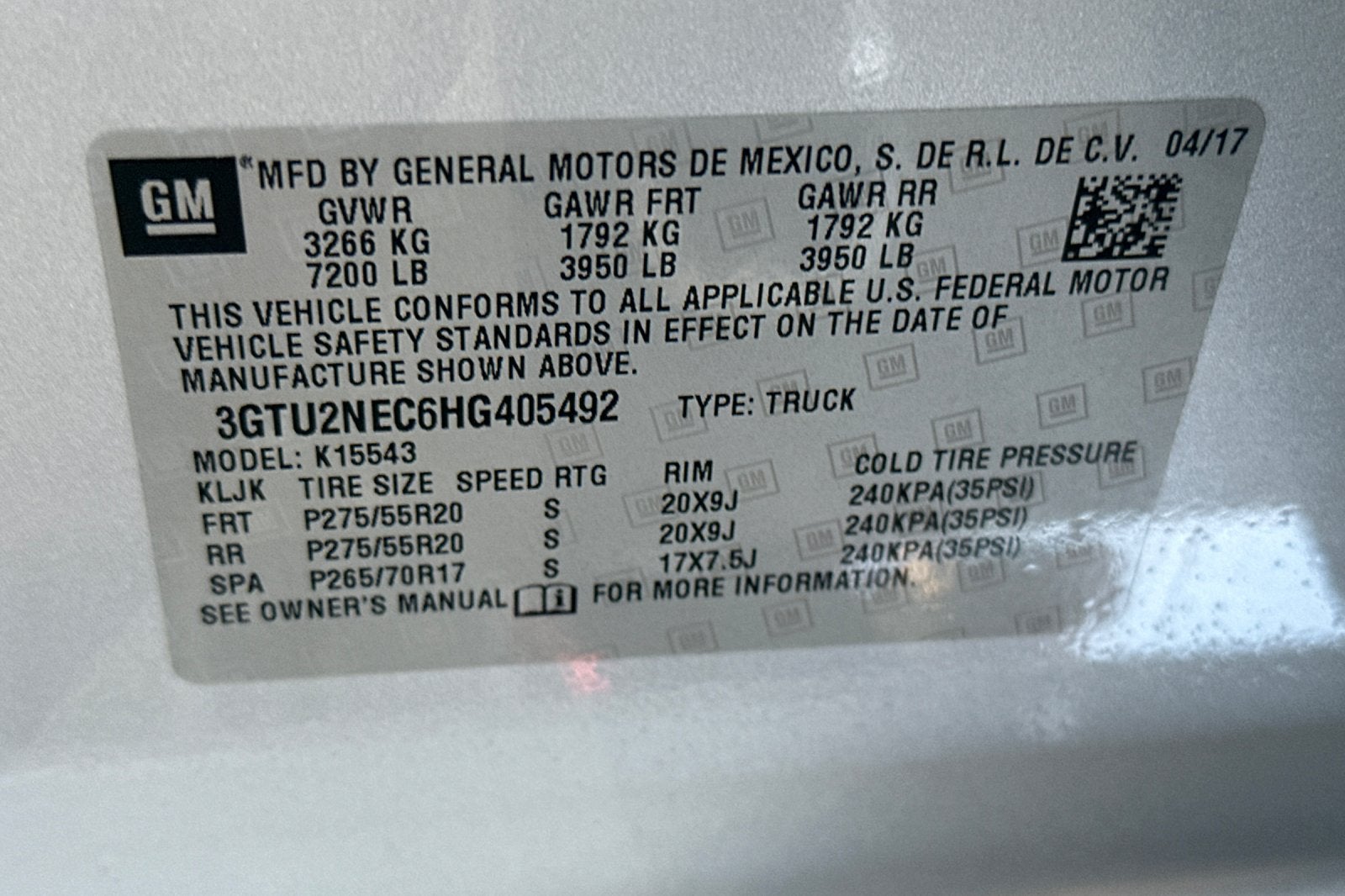 2017 GMC Sierra 1500 SLT