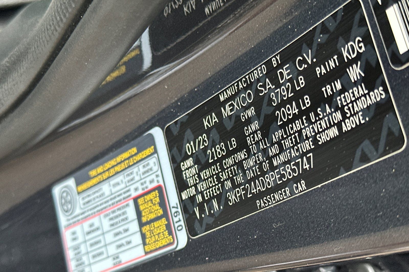 2023 Kia Forte LXS
