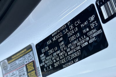 2026 Kia K4 LXS