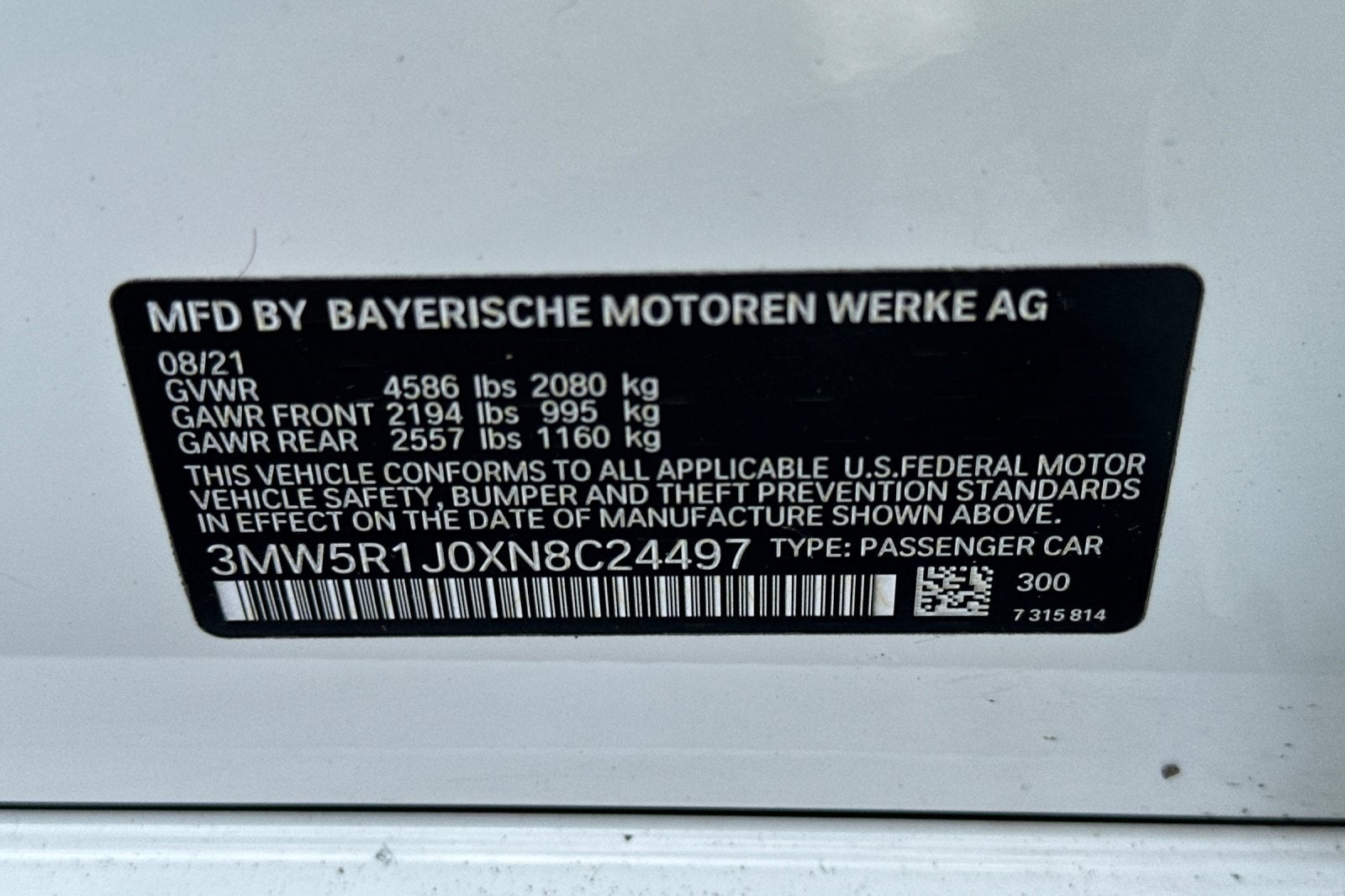 2022 BMW 3 Series 330i