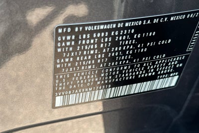 2022 Volkswagen Tiguan 2.0T S