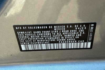 2023 Volkswagen Jetta 1.5T SE